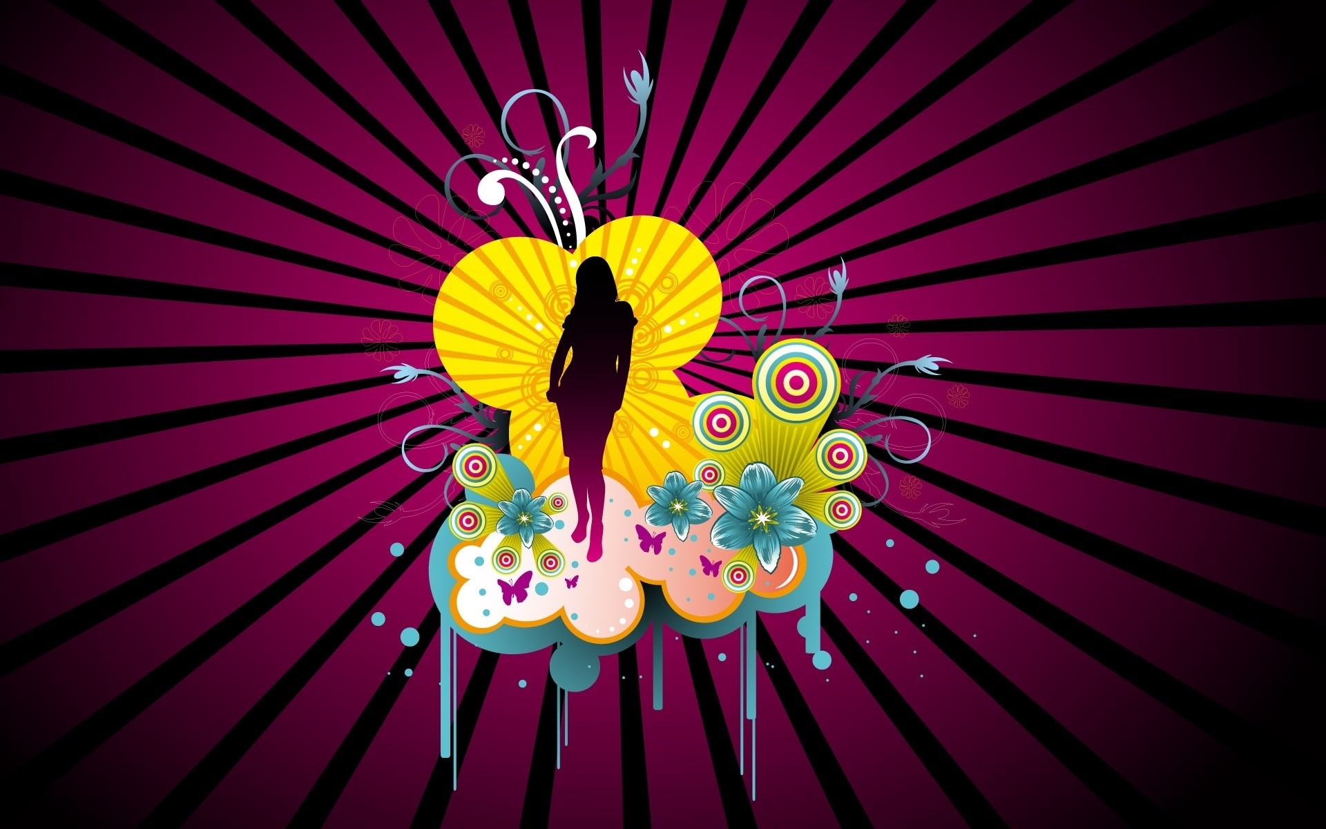 ilustracja projekt pulpit streszczenie wektor wykres wakacje sylwetka miłość tło