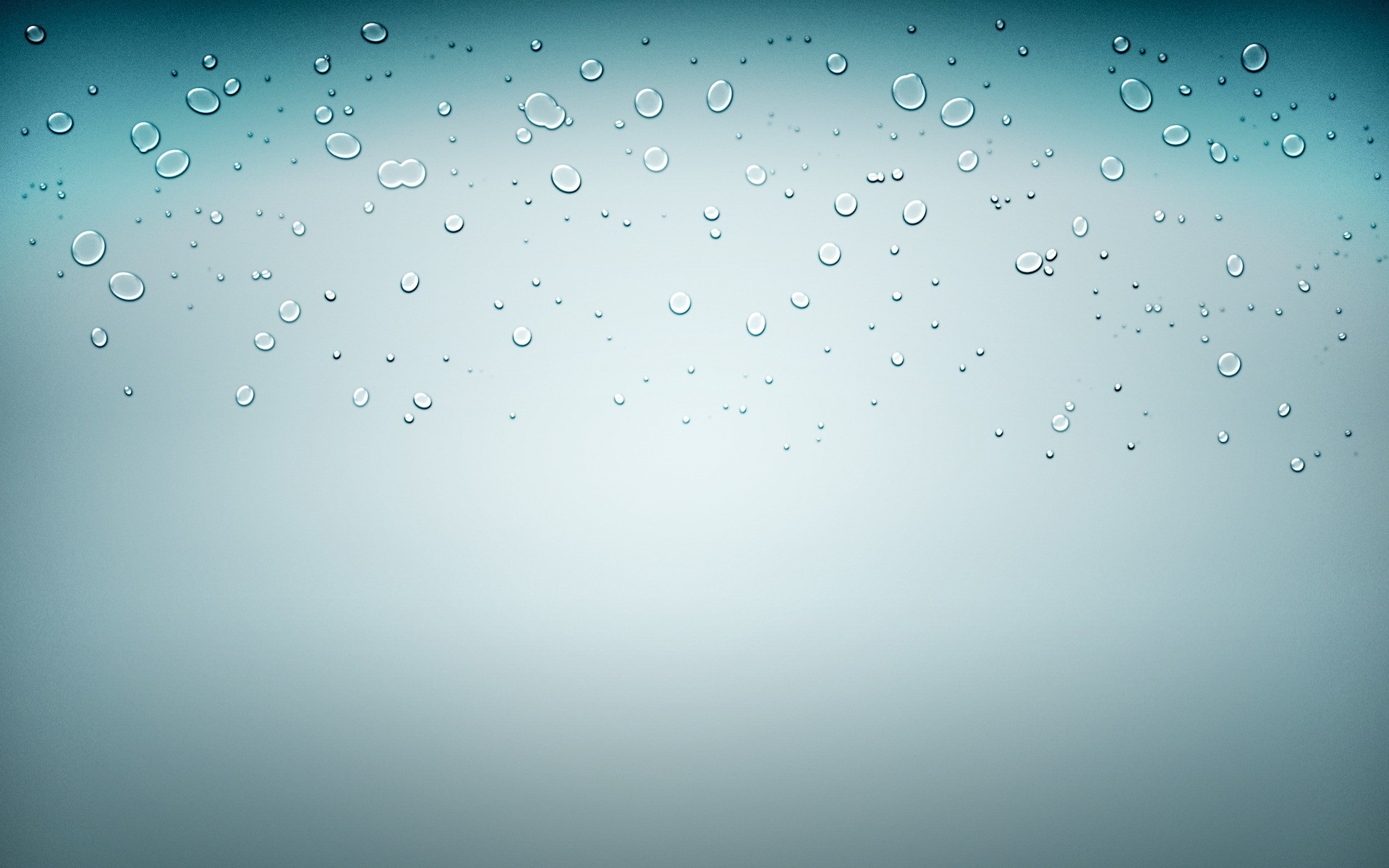 deszcz kropla streszczenie mokre światło krople rosa turkus bańka czysty zimny płyn splash flow jasne tło gładka sztuka pulpit tapeta minimalne krople