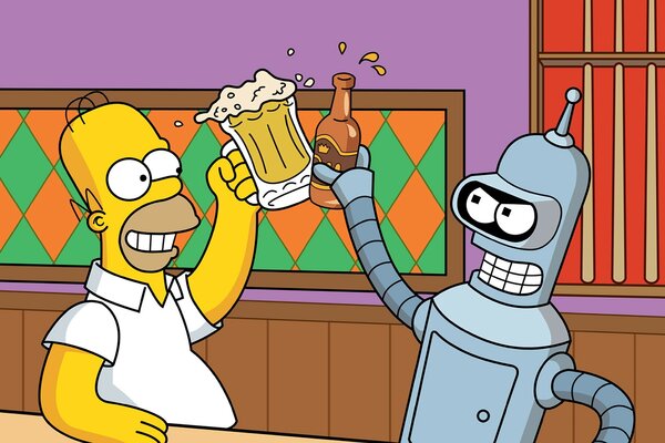 Film animowany Simpsonowie Homer i robot