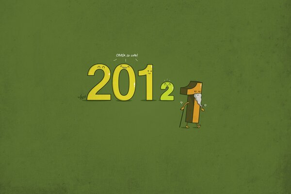 Stary 2011 rok odchodzi, a nowy 2012 nadchodzi