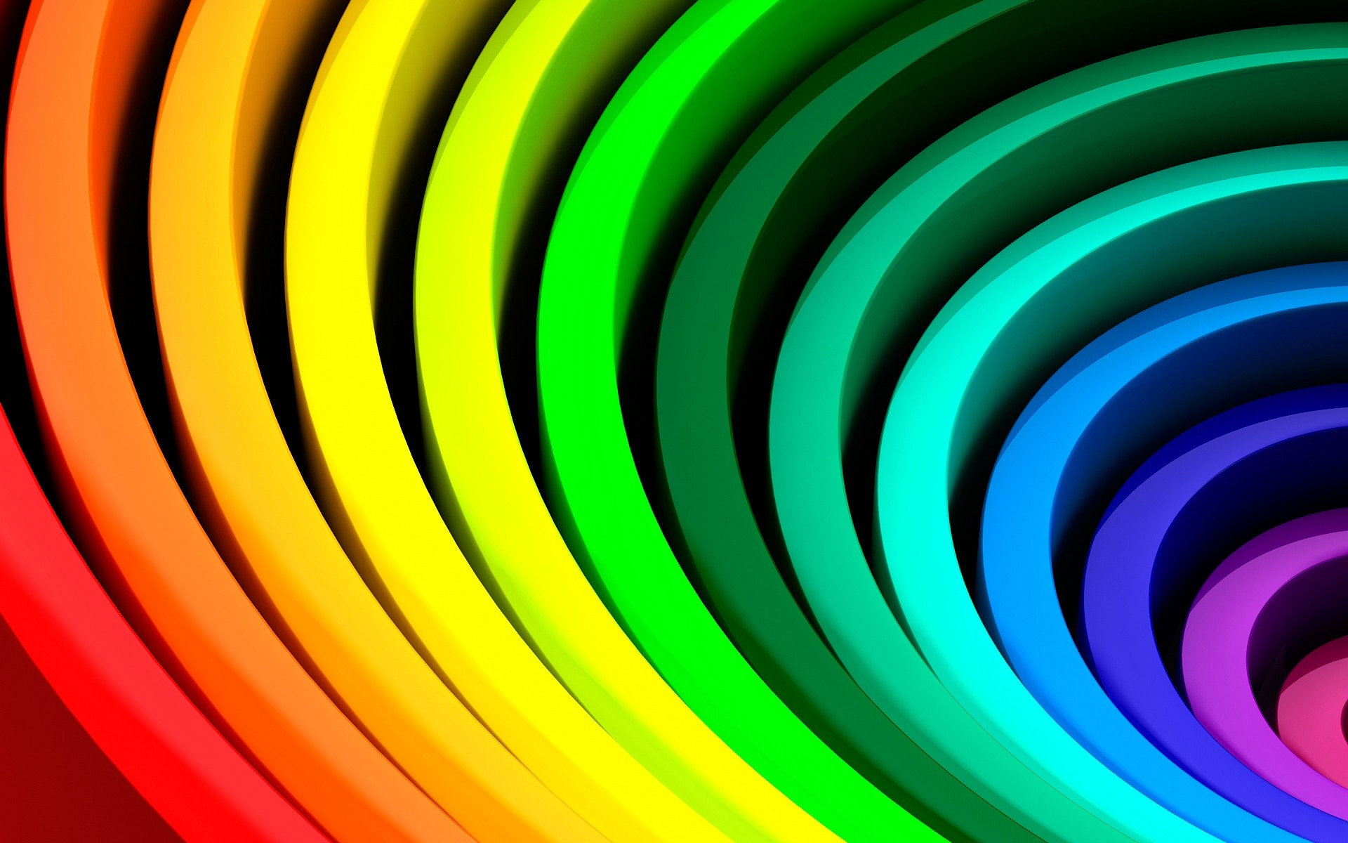 streszczenie spiralna tapeta okrągły wzór kształt design art futurystyczny krzywa światło whirlwind tło geometryczna tekstura kolor ruch nowoczesna linia zielony niebieski żółty pomarańczowy