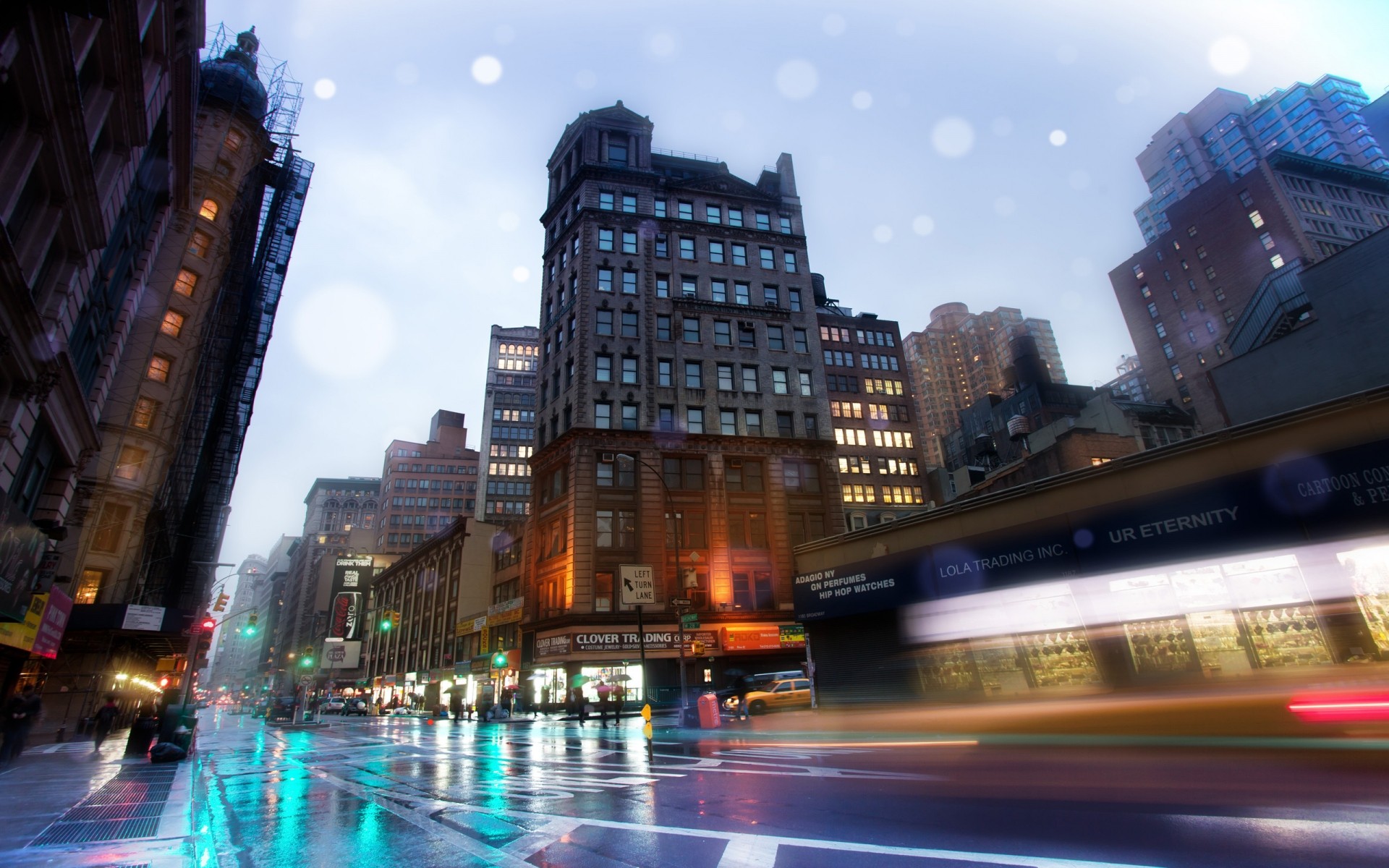 usa miasto śródmieście podróże dom architektura wieżowiec droga miasto ruch zmierzch wieczór biznes ulica miasto rozmycie most system transportu autobus samochód skyline nowy jork usa deszczowa noc bna ameryka