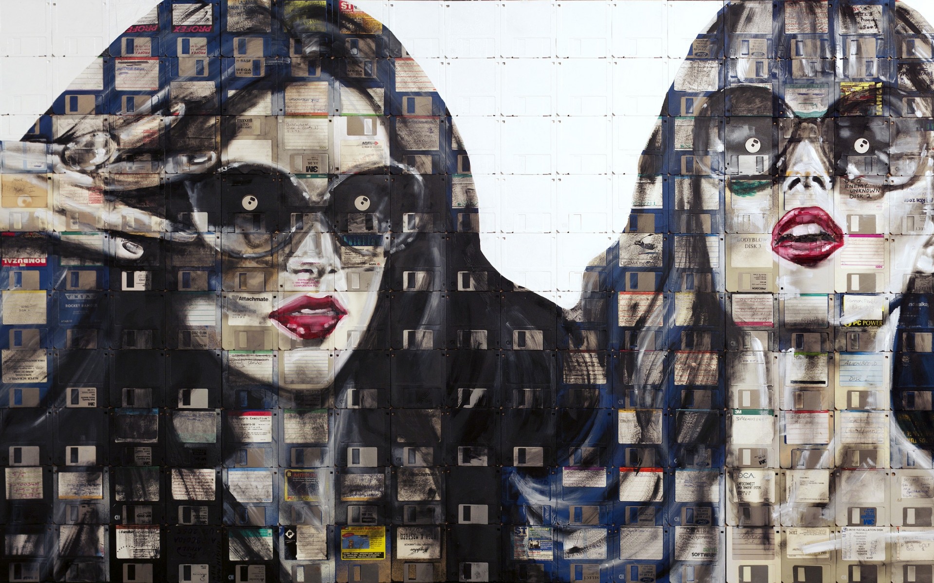 sztuka miasto ulica kultura sztuka plakatu kobieta sztuki kobieta malarstwa