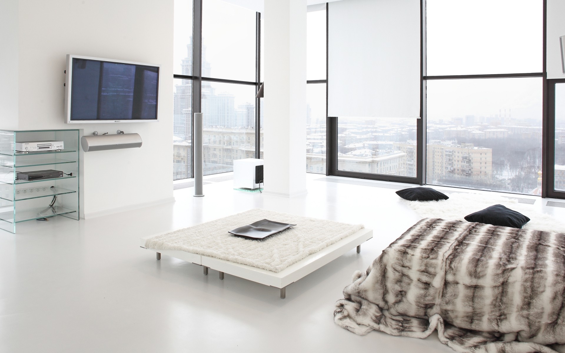 meble wewnętrzne pokój okna nowoczesne mieszkanie stół wewnątrz lampa podłogowa luksusowe miejsce dywan dom projektowanie wnętrz łóżko