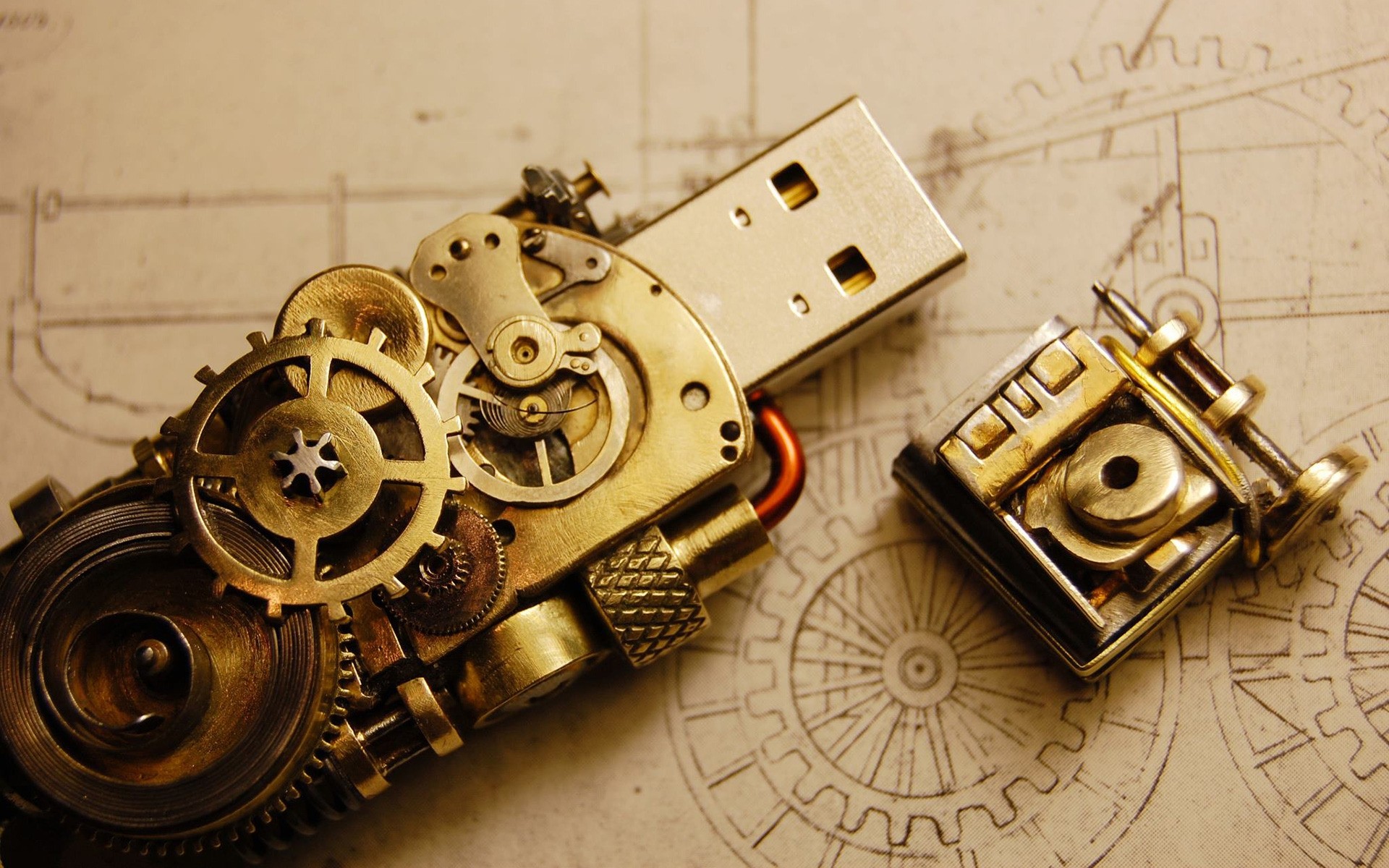 technologia biegów mechanizm maszyn precyzyjnych maszyna stalowa sprzęt techniczny stary silnik moc metalowe koła retro antyczny przemysł vintage cog kabel usb