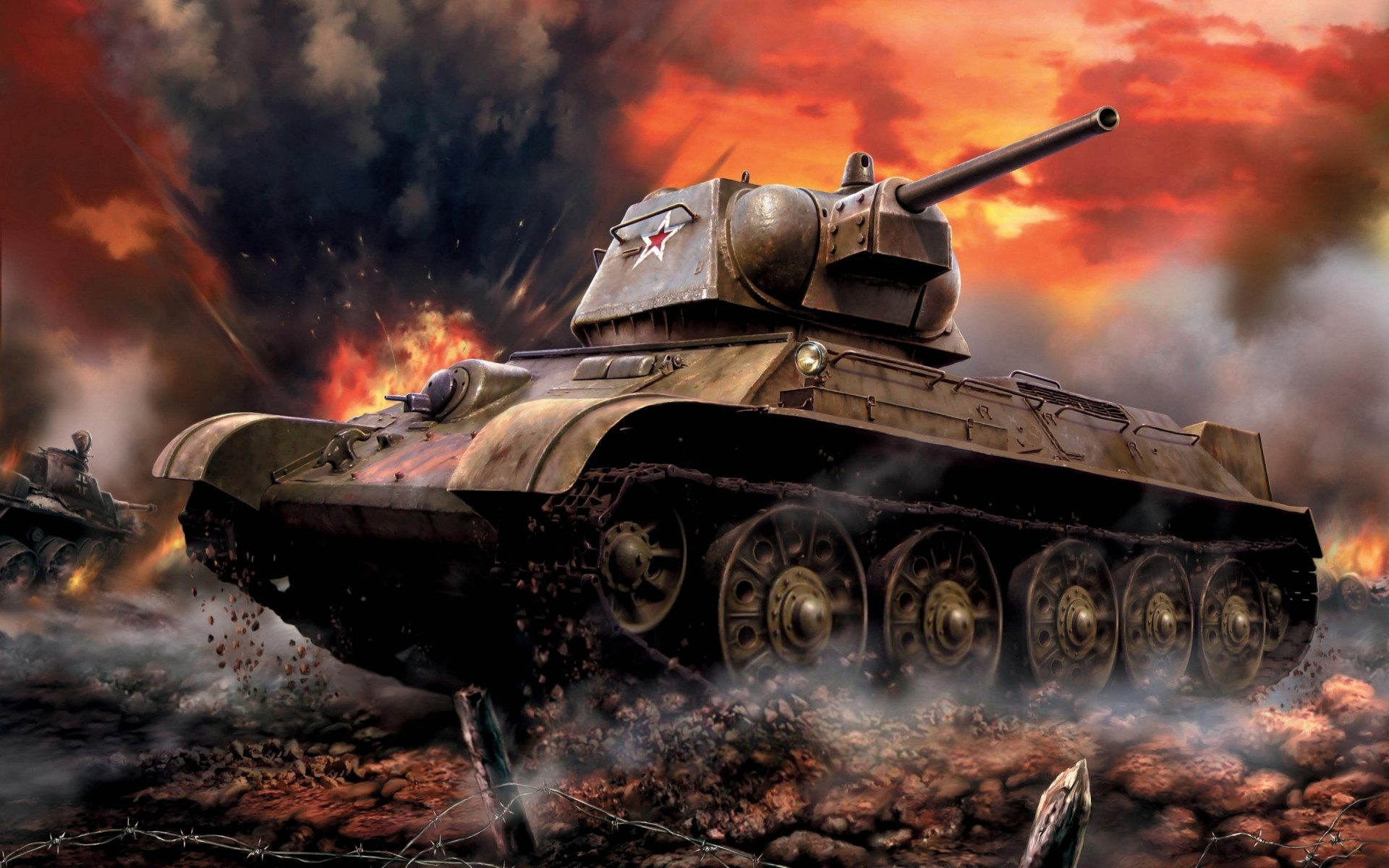 płomień wojskowy samochód wojny dym zbiornik bitwa broń armia system transportu bojowy niebezpieczeństwo pistolet ogień