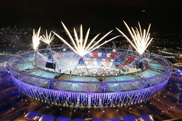 Święto Igrzysk Olimpijskich. Salut
