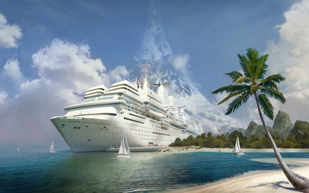 podróże wody ocean tropikalny morze plaża lato wakacje niebo morze wyspa egzotyczne turystyka