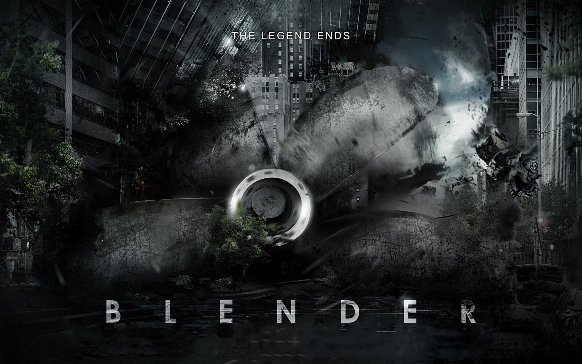 ciemny technologia światło dym photoshop aymax zmieniony film