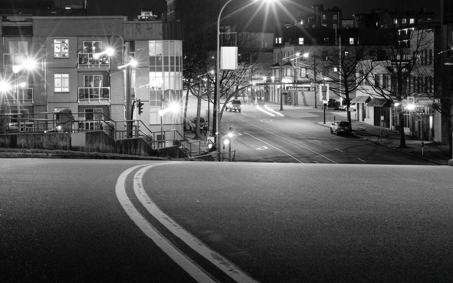 czarno-biały ulica samochód rozmycie droga system transportu monochromatyczny ruch miasto autobus autostrada miasto centrum miasta samochód podróże światło fotografia