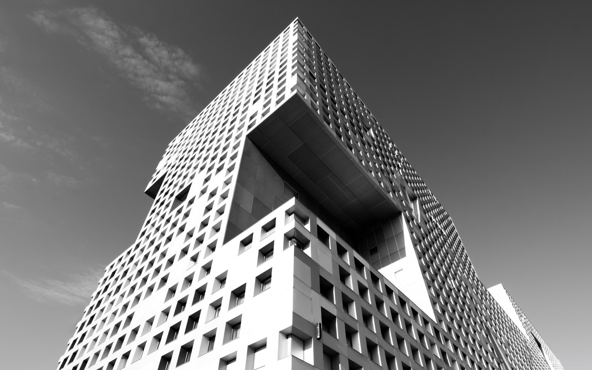 czarno-biały architektura miasto niebo śródmieście szkło wieżowiec monochromatyczny futurystyczny dom stal okna miejski nowoczesny biznes perspektywy miasto biuro nowoczesny