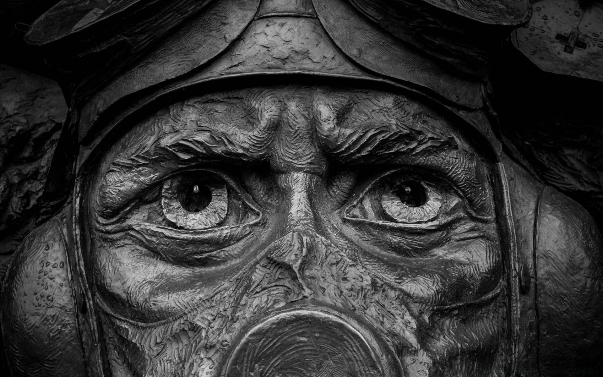 czarno-biały stary twarz sztuka portret jeden człowiek religia