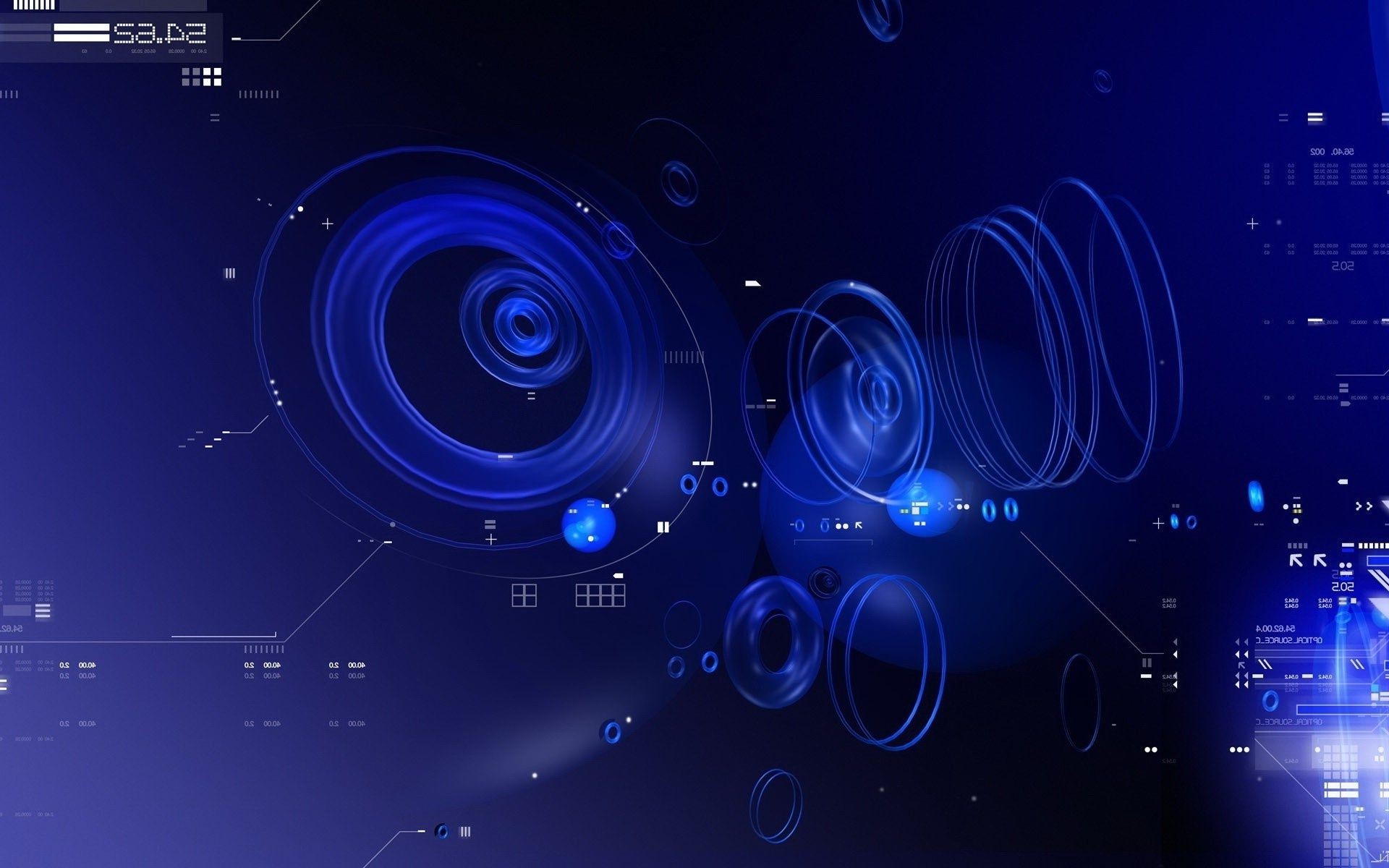 geometryczne technologia abstrakcyjny pulpit przestrzeń ciemny okrągły projekt ilustracja jasny