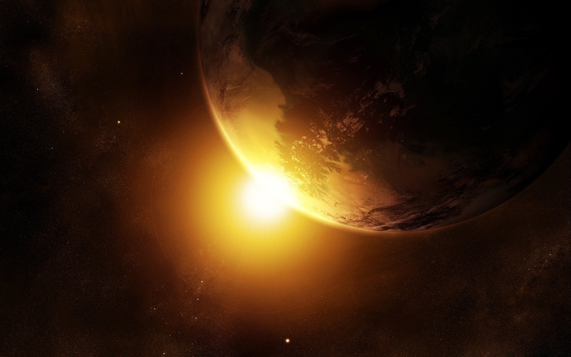 kosmos astronomia księżyc słońce ciemny kulisty zaćmienie światło układ słoneczny planety fantazja atmosfera niebo zachód słońca