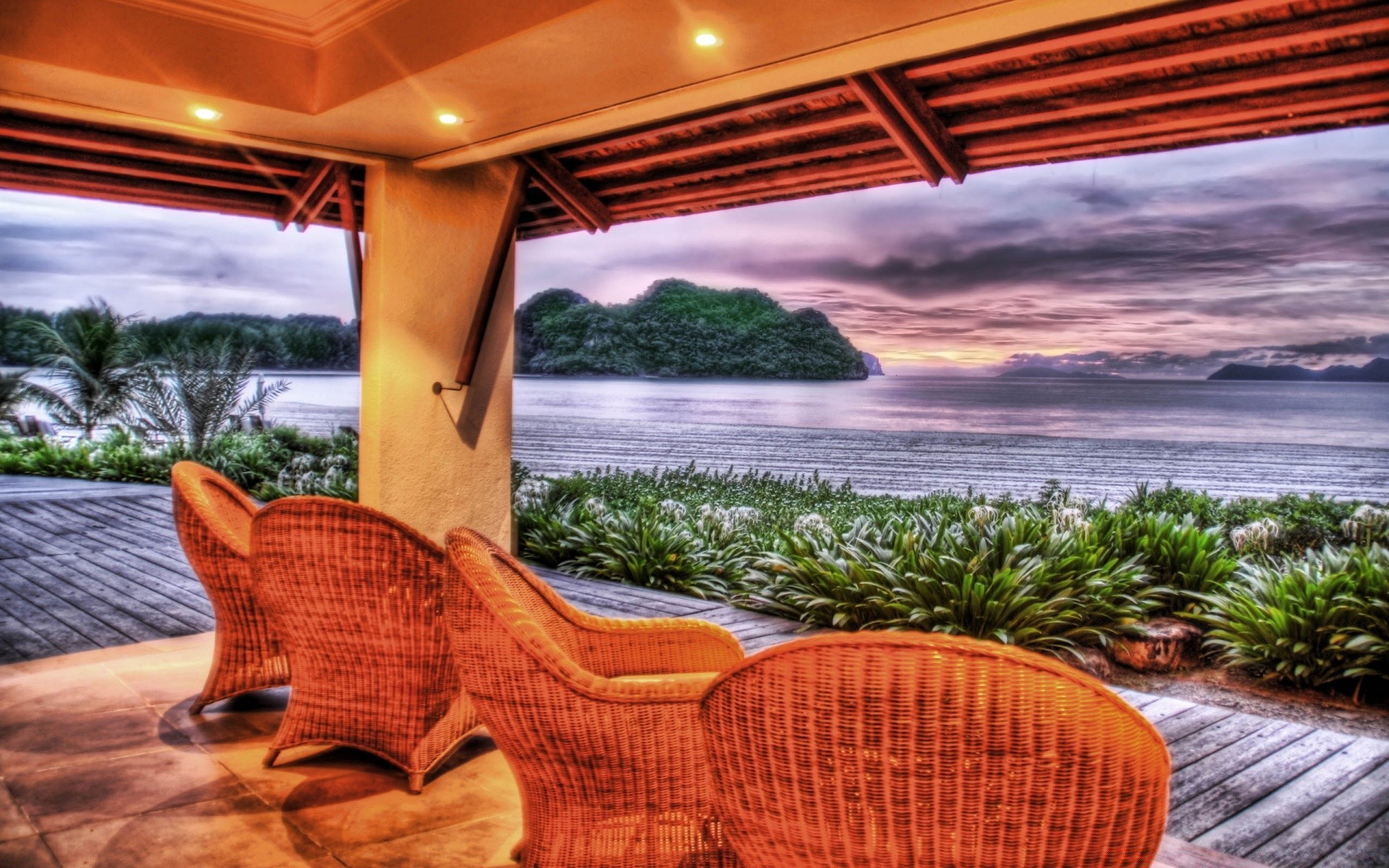 kreatywne krzesło resort travel relaks sofa letnie niebo tropikalne wakacje hotel słońce luksusowe ocean natura meble plażowe drewno na zewnątrz woda
