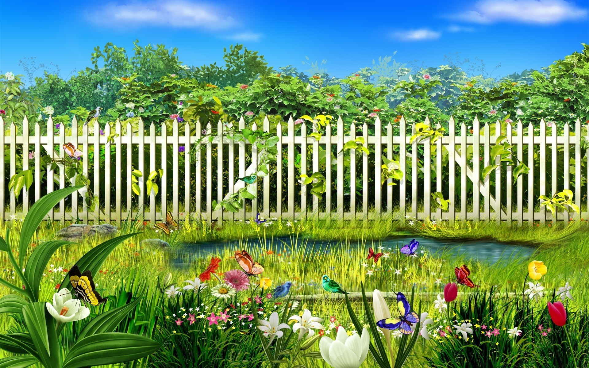 grafika wektorowa trawa ogród natura kwiat lato flora liść na zewnątrz trawnik krajobraz park niebo wzrost ogrodzenie drzewo piękne