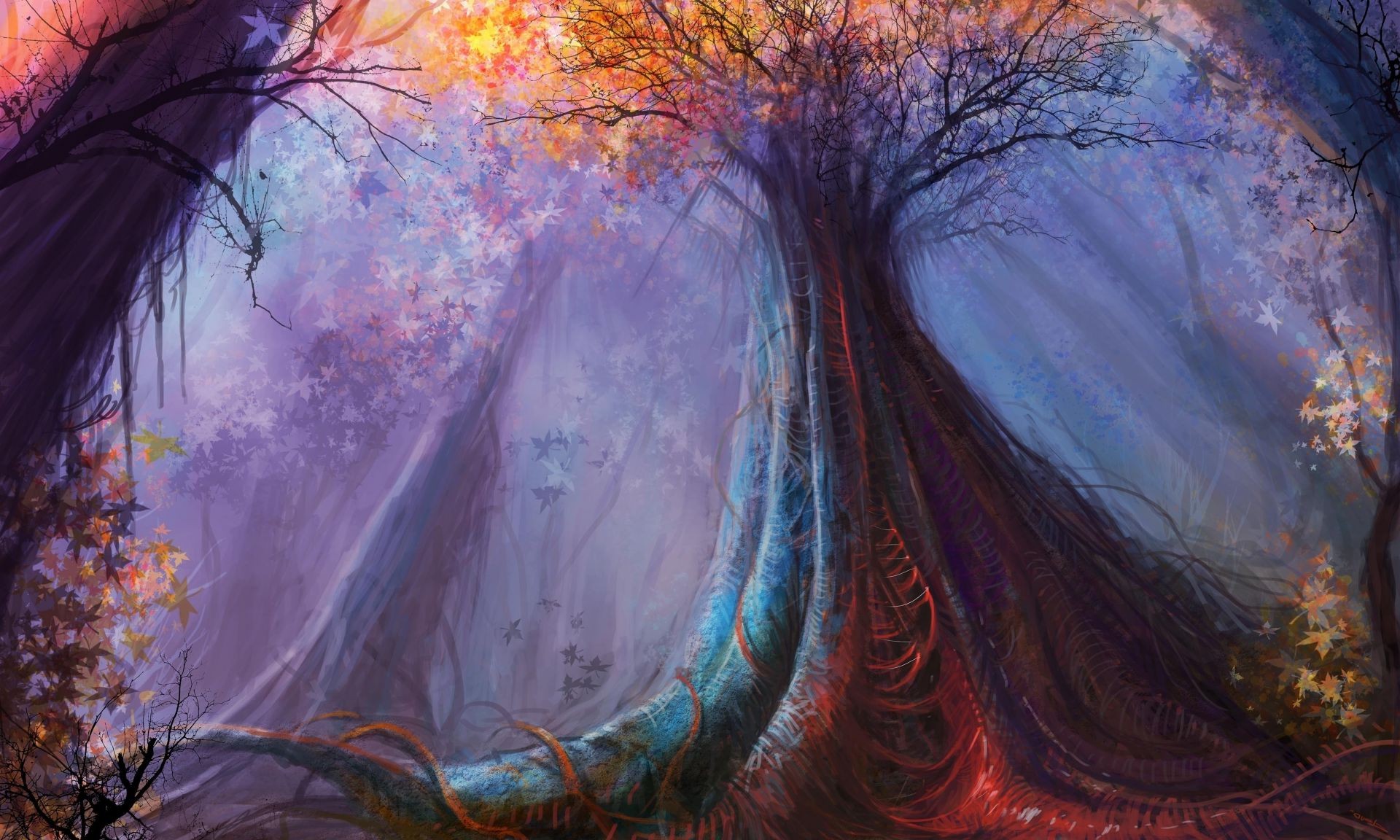 fantasy sztuka malarstwo streszczenie kolor ilustracja projekt artystyczny żywy