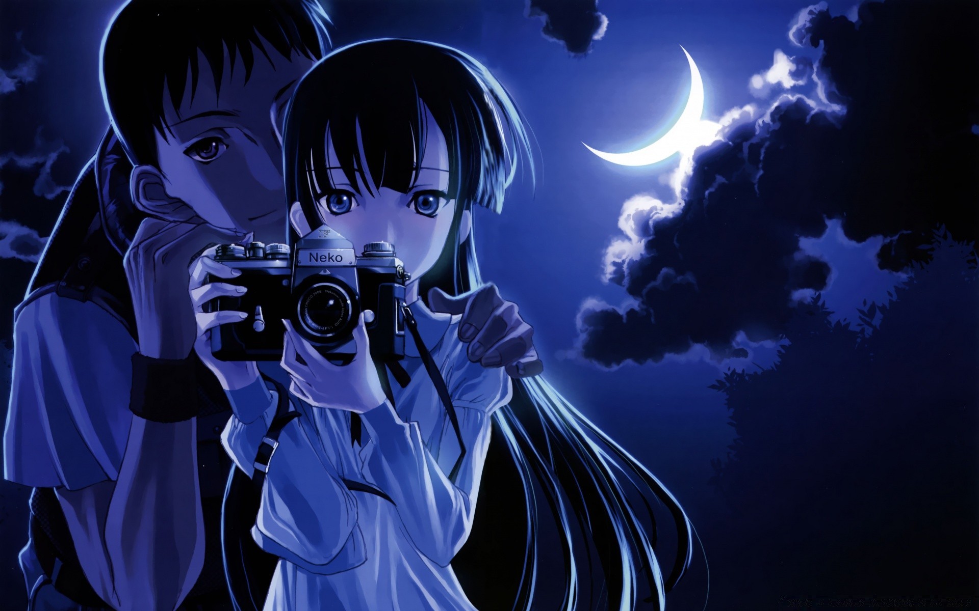 anime ciemny sylwetka pulpit horror sztuka niebezpieczeństwo