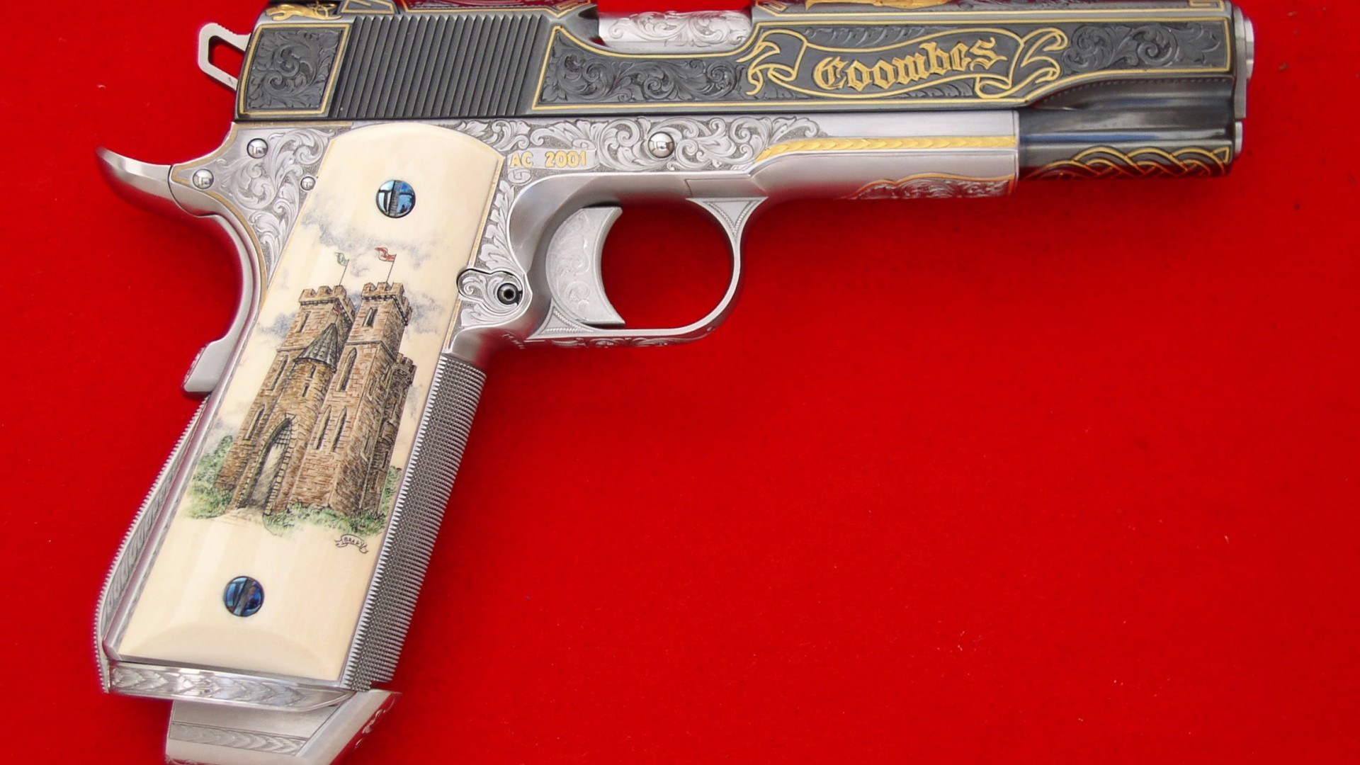 broń palna pistolet broń pistolet przestępstwo niebezpieczeństwo siła amunicja bezpieczeństwo wyzwalacz ochrona bezpieczeństwo kula nagant stara obrona czujnik armia wojsko drewno stal