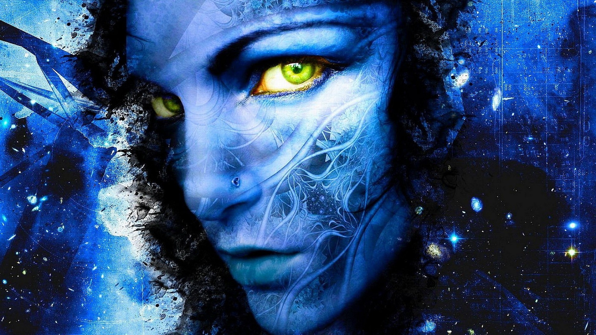 sztuka abstrakcyjny fantazja portret tajemnica surrealistyczny malarstwo twarz ciemny kolor nauka światło artystyczny dorosły tekstura kobieta