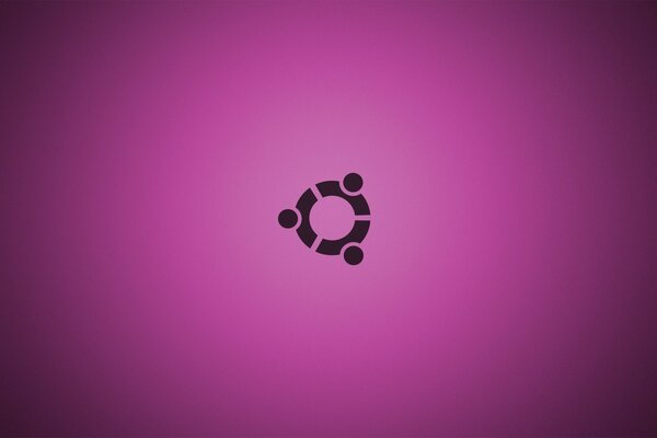 Linux ilustracja logo na fioletowym tle
