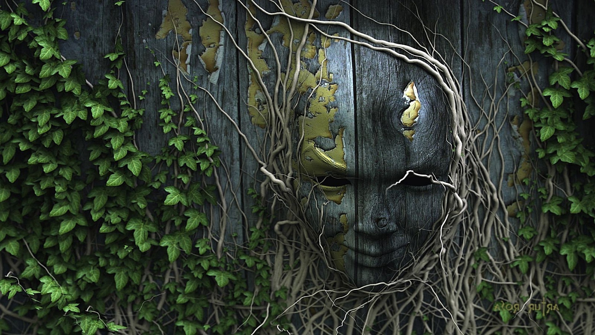 drewno drewno natura liść pulpit stary