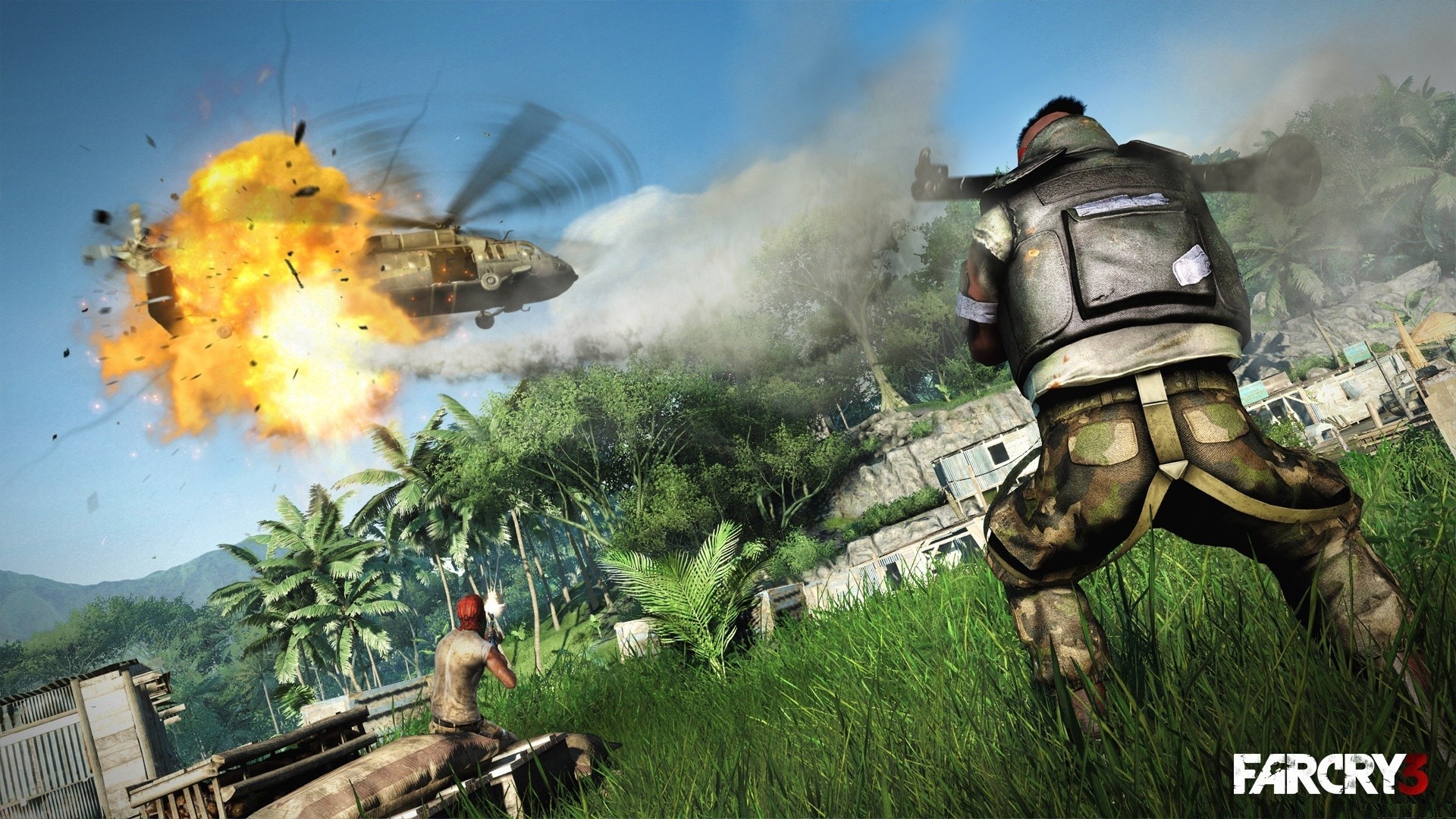 far cry wojna natura niebo na zewnątrz podróże wojskowy krajobraz niebezpieczeństwo broń