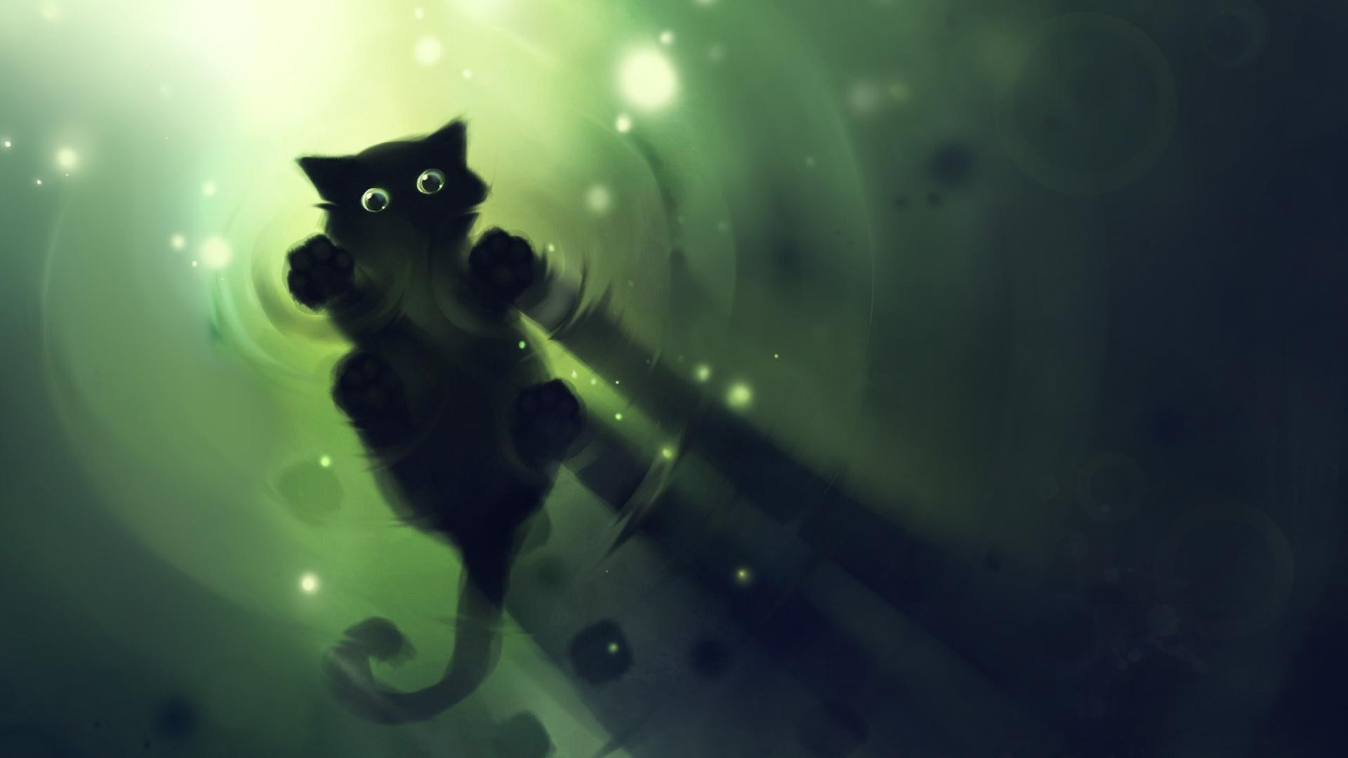 sylwetka podwodne światło streszczenie