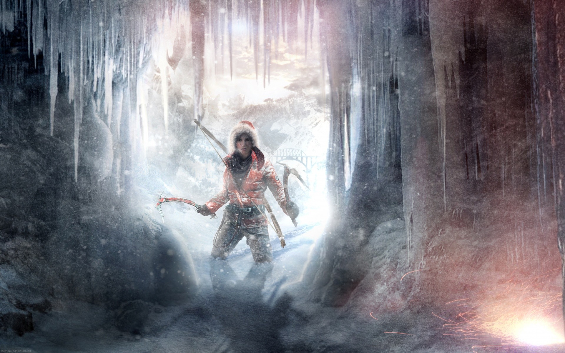tomb raider woda dla dorosłych pojedynczy ruch rekreacyjny kobieta mężczyzna outdoor travel rock wet daylight wodospad