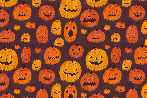 Dynie tapety na Halloween