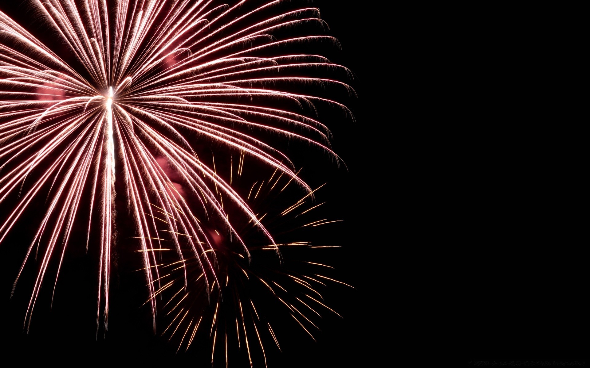 nowy rok fajerwerki festiwal płomień wybuch błyski boże narodzenie ciemny wakacje