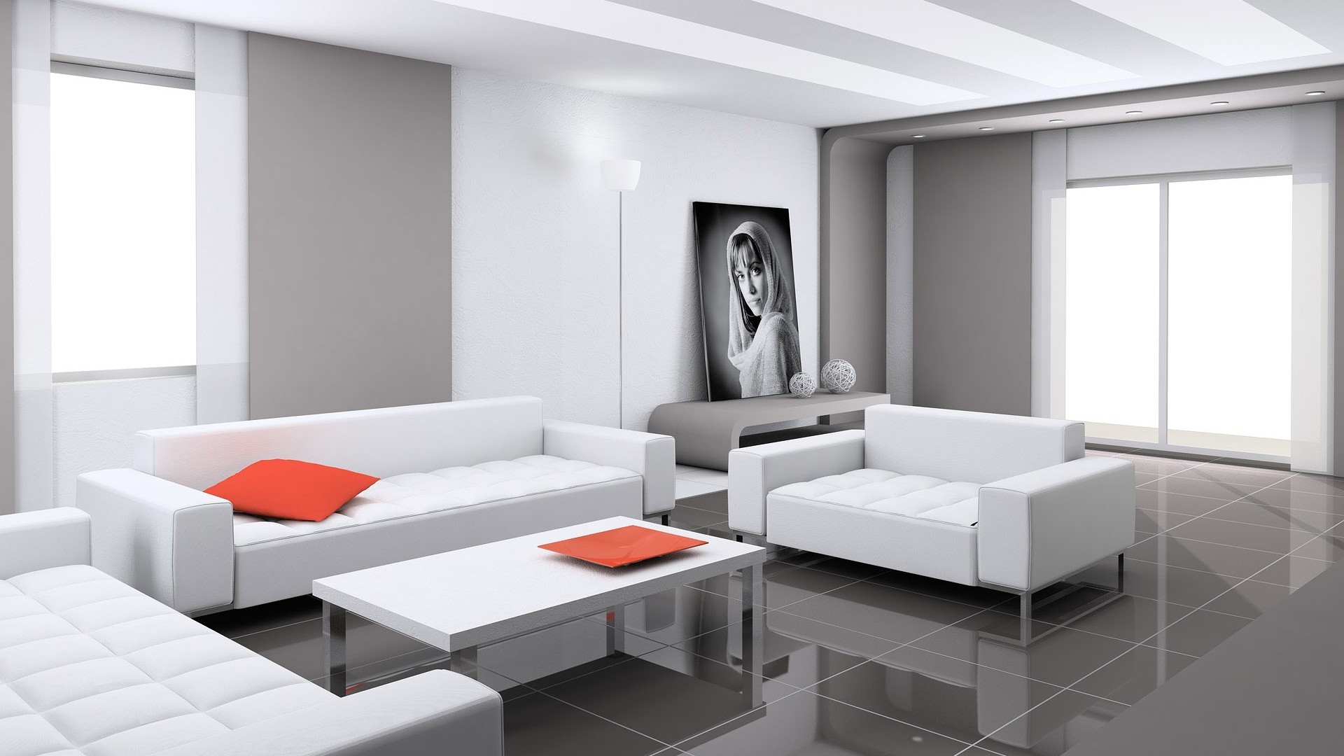 meble do salonu pokój kryty nowoczesna sofa minimalistyczny miejsce apartament lampa okno rodzina stół wystrój wnętrz dom
