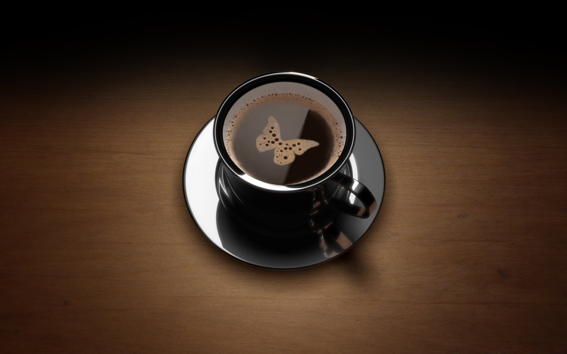 grafika 3d kawa napój filiżanka do espresso świt gorąca kofeina kubek cappuccino śniadanie martwa natura ciemny spodek jedzenie filiżanka do herbaty kawa