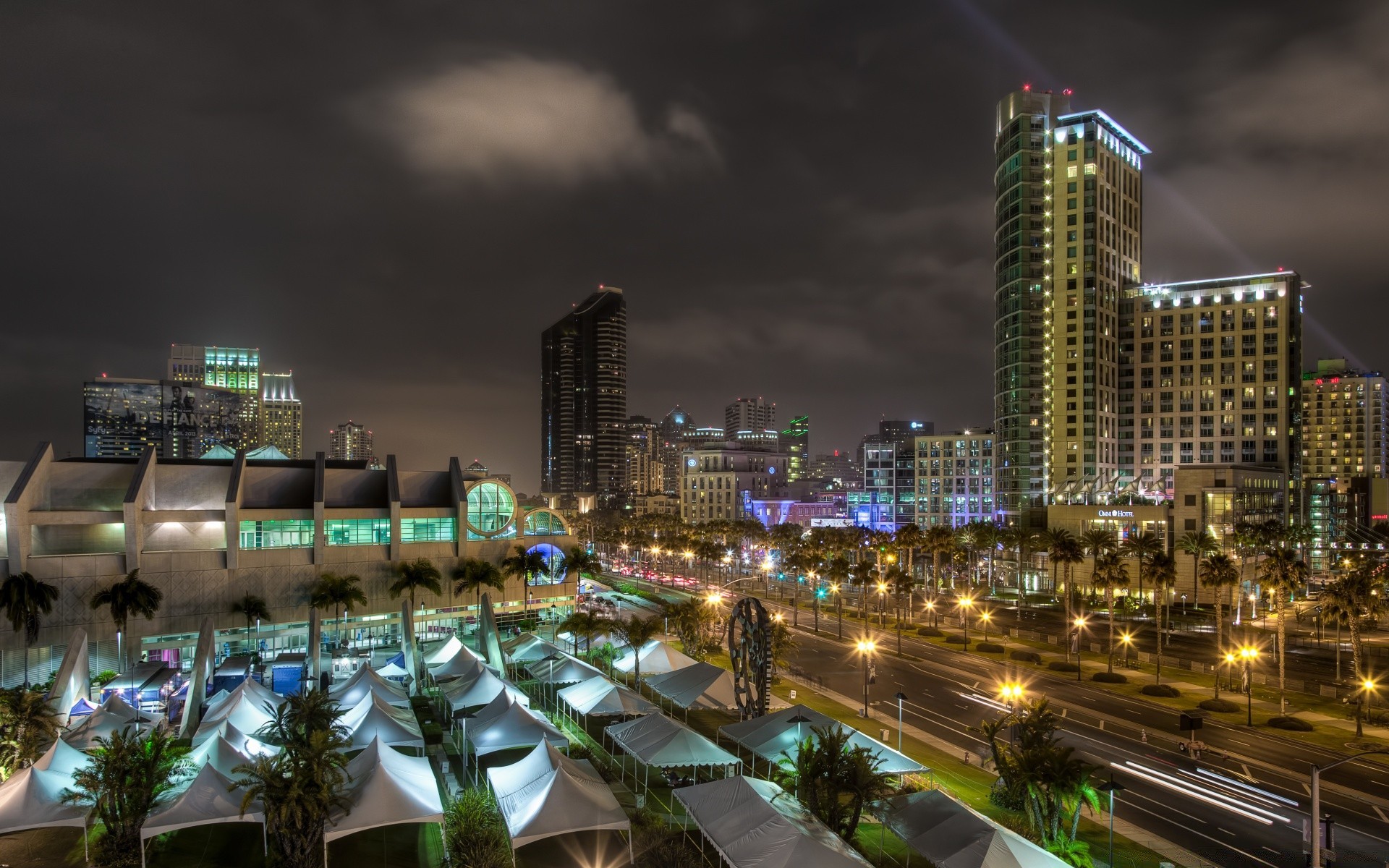ameryka miasto wieżowiec podróże dom miasto zmierzch wieczór śródmieście miejski skyline architektura ruch nowoczesny droga autostrada hotel niebo biznes most światło
